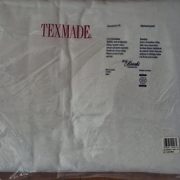 Vintage Texmade Ibex double flannel blanket - Picture 6 of 6